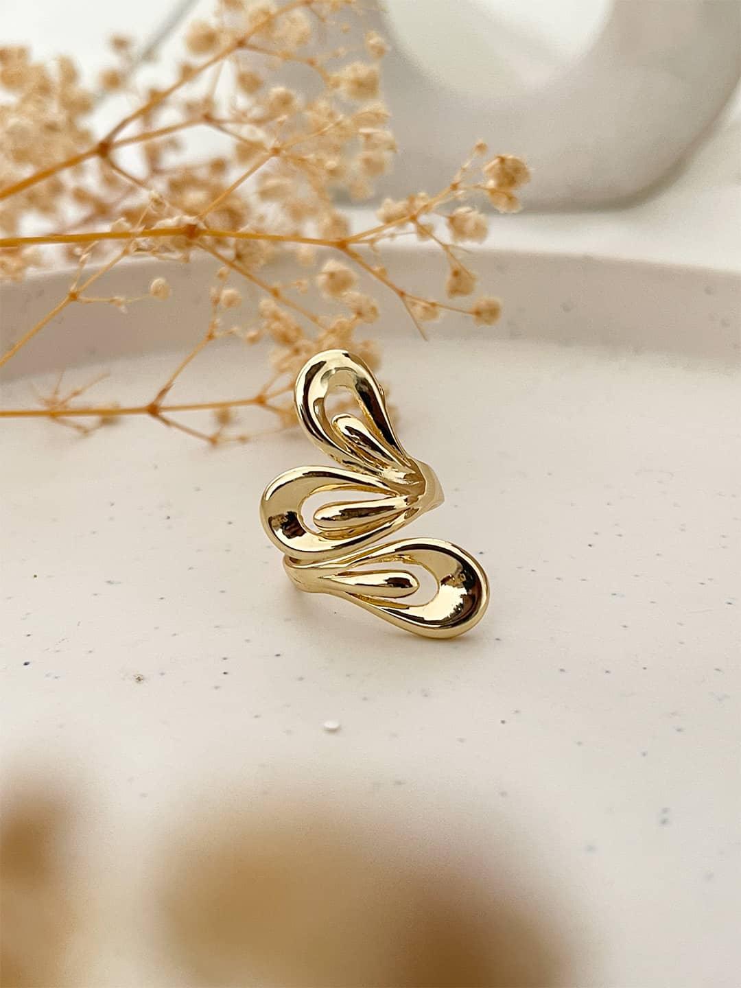Ishhaara Leaf Wrap Ring