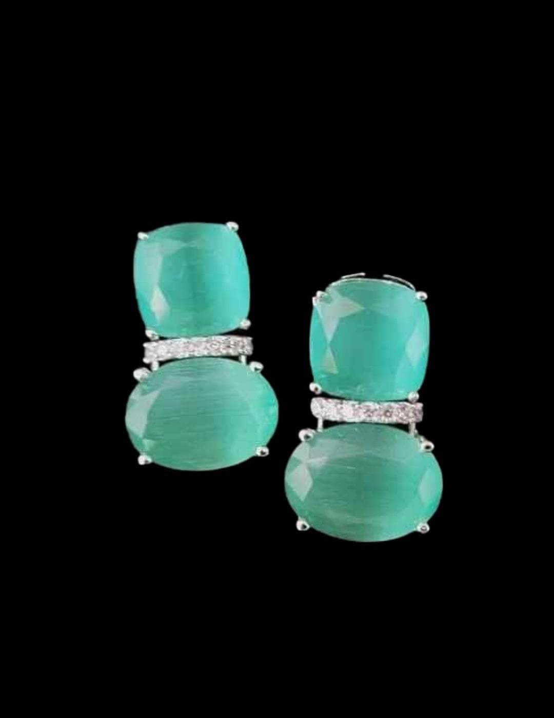 Ishhaara Crystal Double Droplet Earring