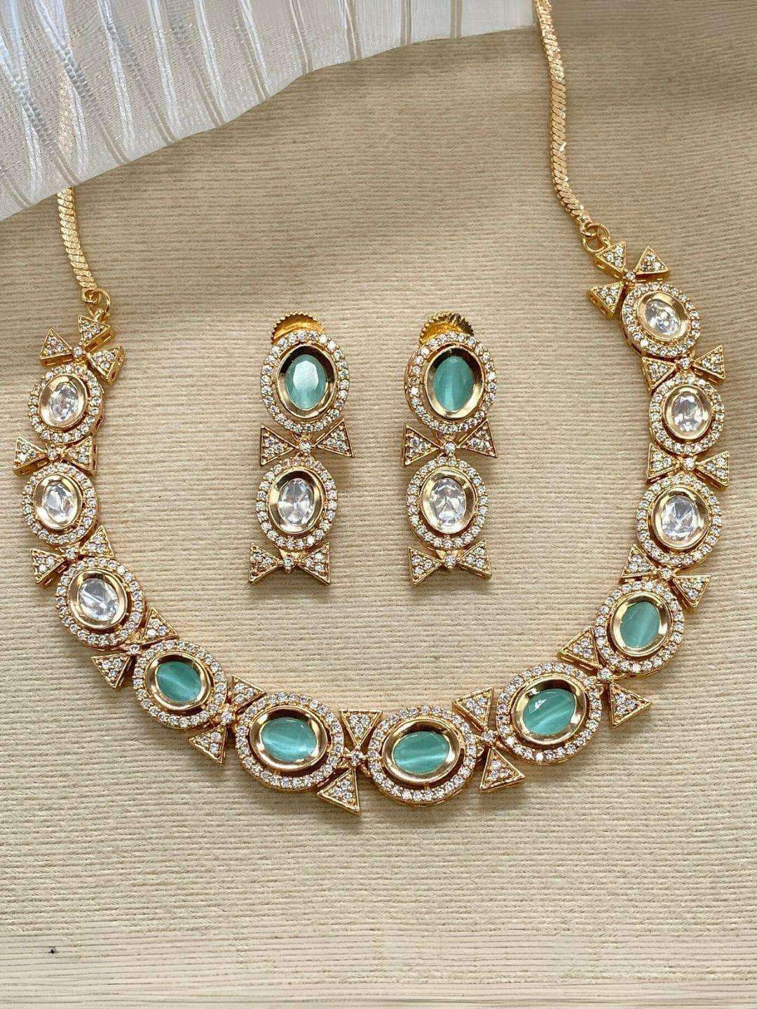 Ishhaara Indian Zircon Necklace Set
