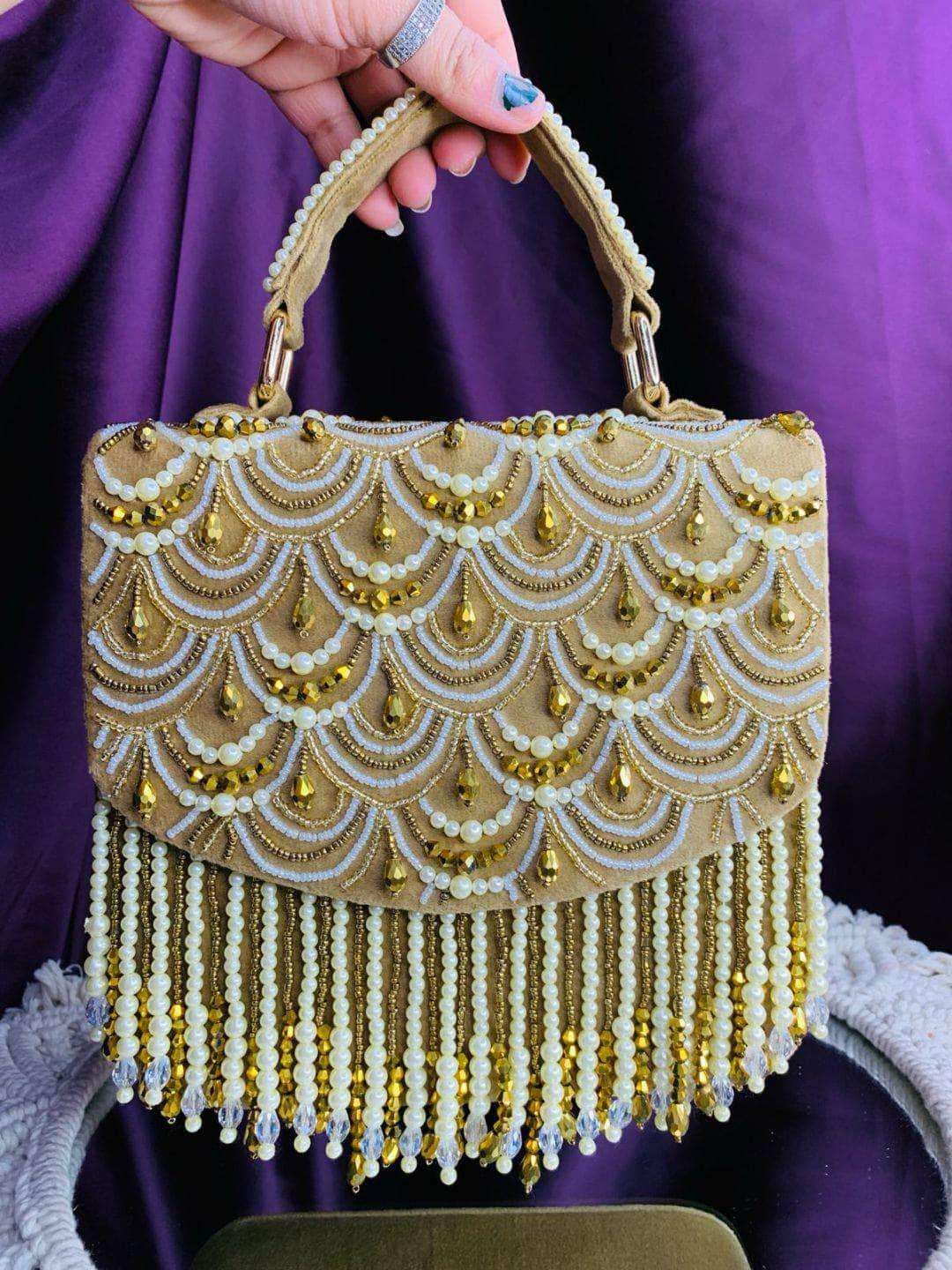 Ishhaara Drop Box Clutch Bag