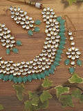 Ishhaara Simple Kundan Choker With Pearls Necklace Set