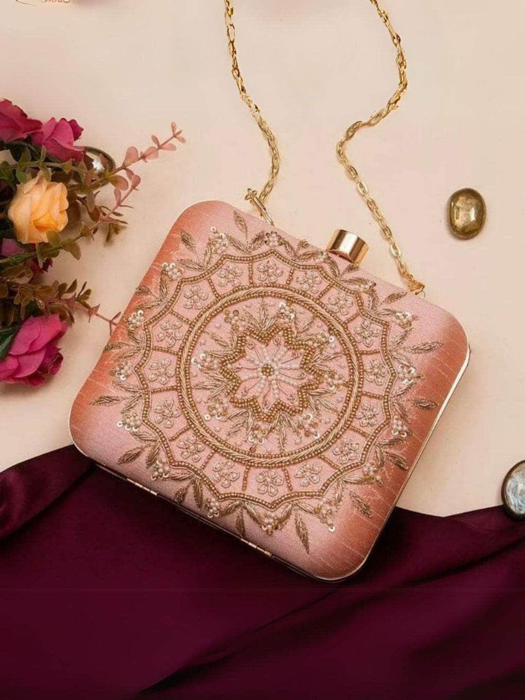 Ishhaara Embroidered Customized Clutch
