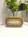 Ishhaara Royal Pearl Beaded Clutch