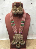 Ishhaara Three Chandbali Pendant Necklace