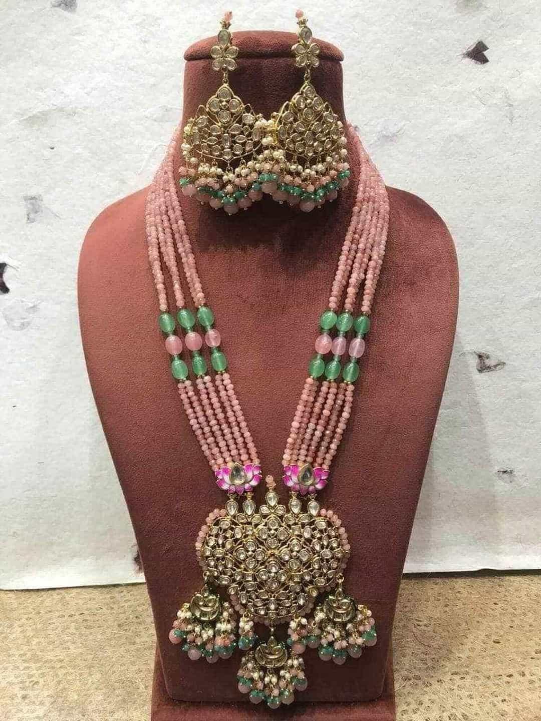 Ishhaara Three Chandbali Pendant Necklace
