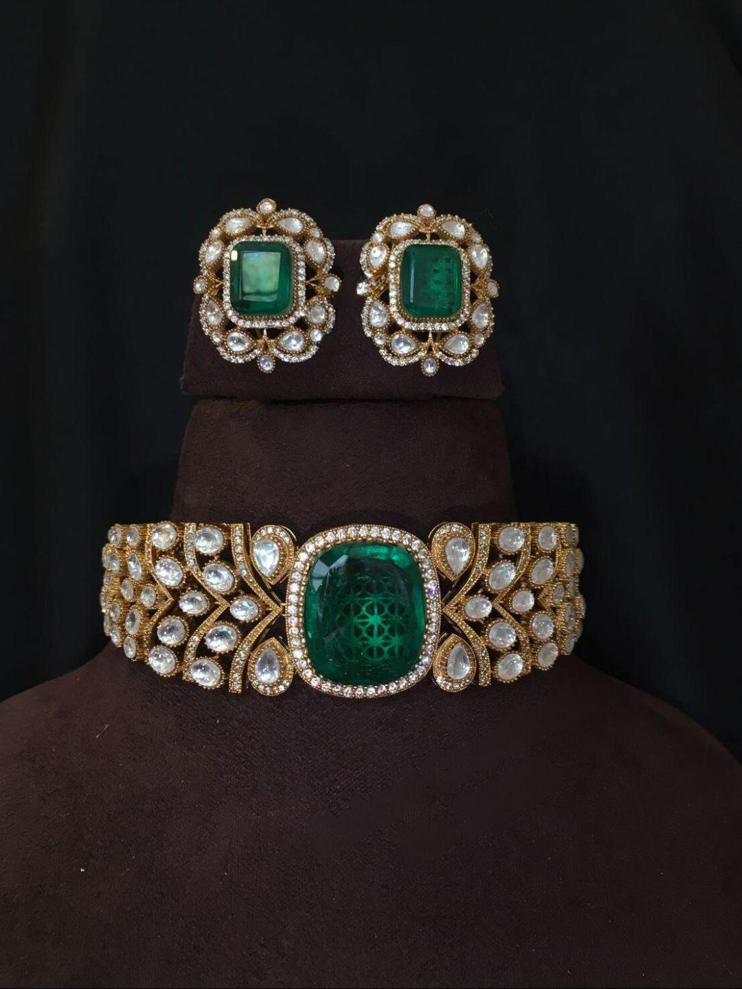 Ishhaara Majestic Moissanite Choker Set