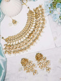 Ishhaara Mandira Bansal In Multi Chand Necklace Set With Teeka