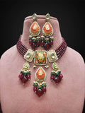 Ishhaara Drop Shaped Polki Kundan Choker