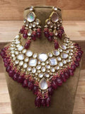 Ishhaara Big Kundan Precious Stone Necklace