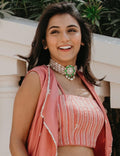Ishhaara Masoom Minawala In Precious Choker Beaded Necklace Set