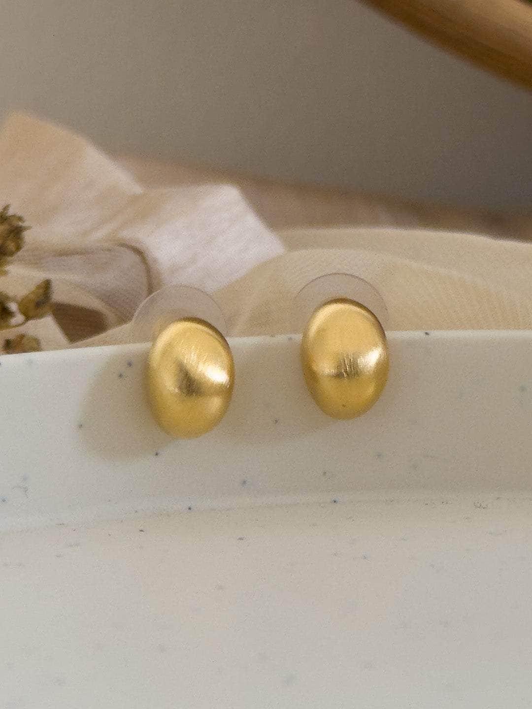 Ishhaara Minimal Daily Wear Ball Earrings