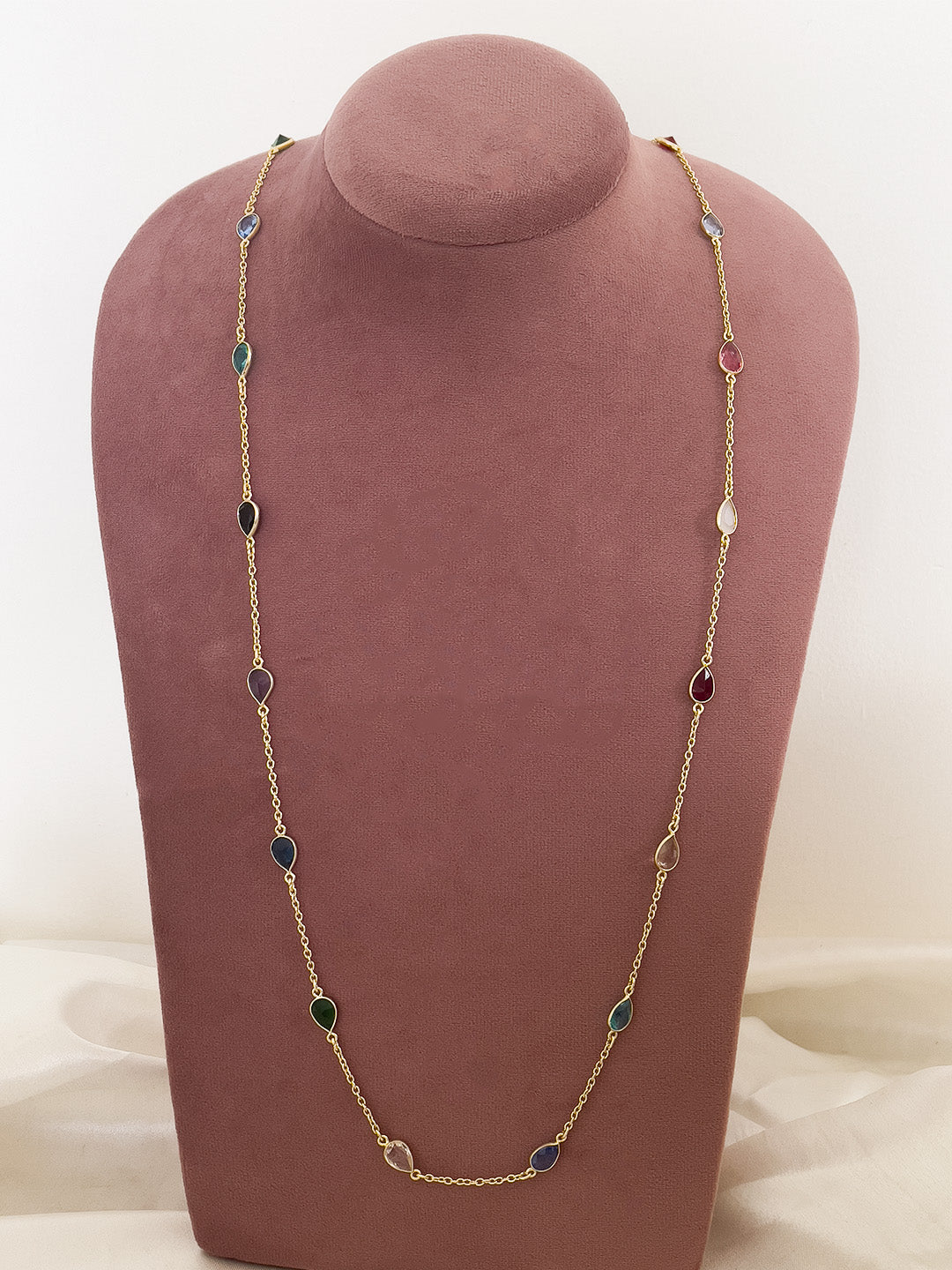 Buy Minimal Stone Studded Chain Online Ishhaara