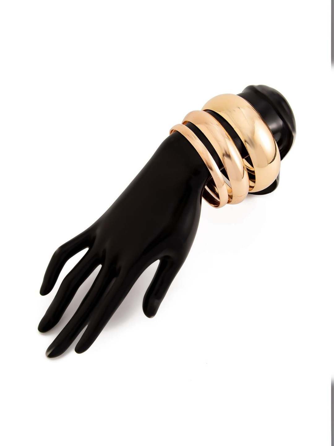 Ishhaara Minimalist 3Pcs Glossy Bangle Bracelet Set