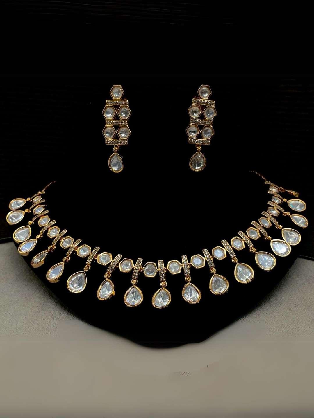 Ishhaara Moissanite Kundan Wedding Set