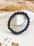 Ishhaara Black Lava Bracelet
