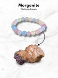 Ishhaara Morganite Chalcedony Bracelet