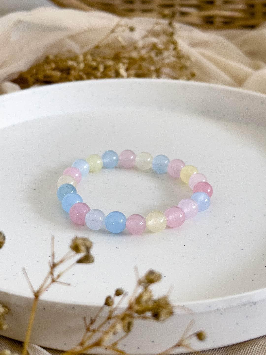 Ishhaara Morganite Chalcedony Bracelet