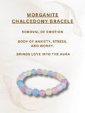 Ishhaara Morganite Chalcedony Bracelet