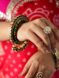 Ishhaara Mughal Meena Openable Kada Pair