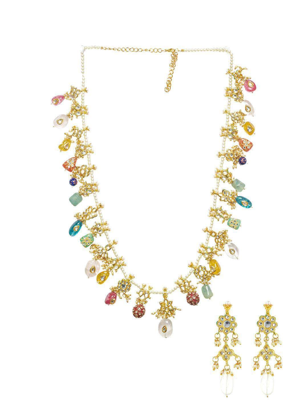Ishhaara Multi Beaded Long Necklace