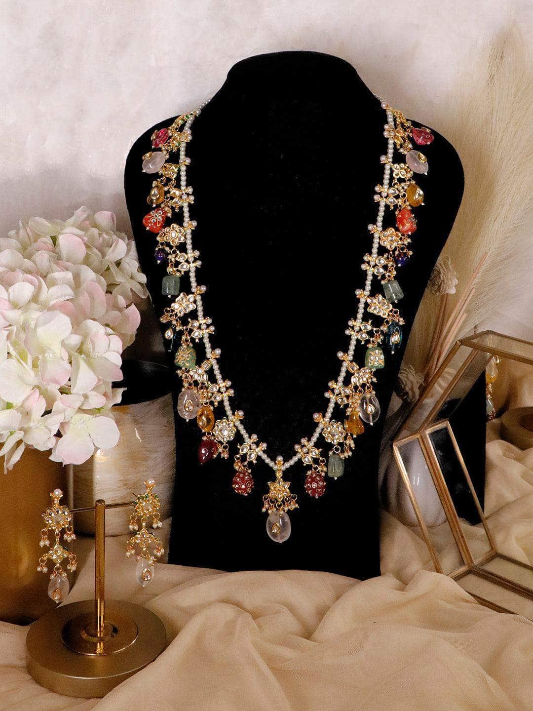 Ishhaara Multi Beaded Long Necklace