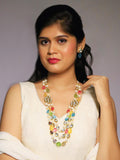 Ishhaara Multi Colored Triple Layered Necklace
