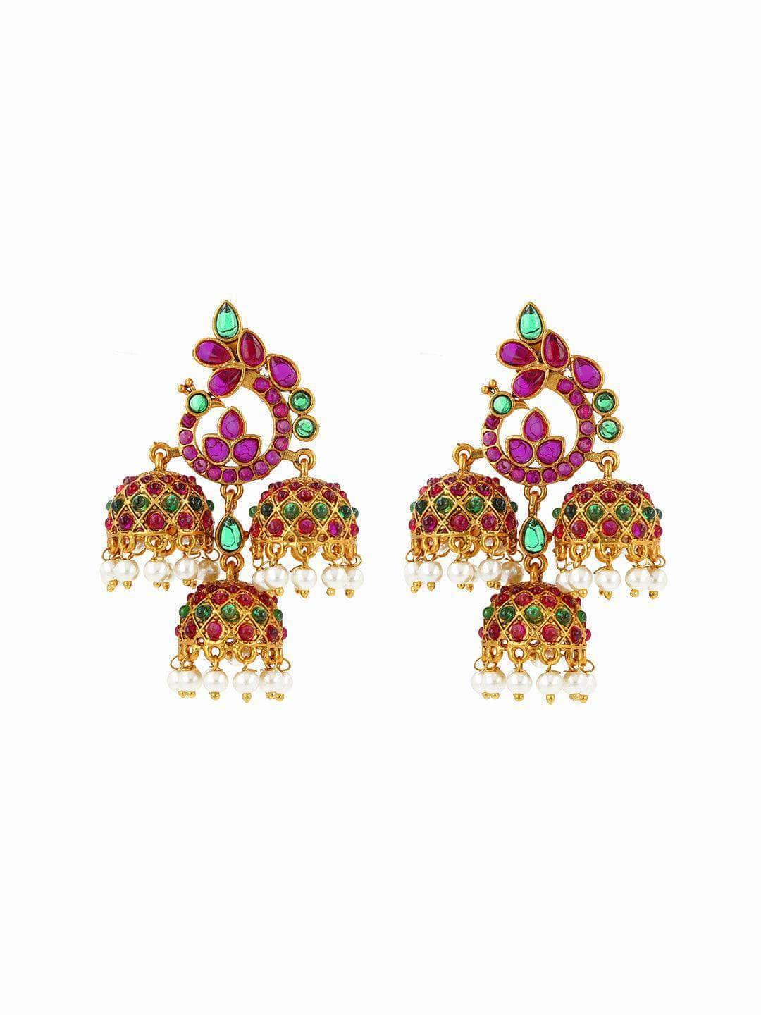 Ishhaara Multi Jhumka Designer Earring