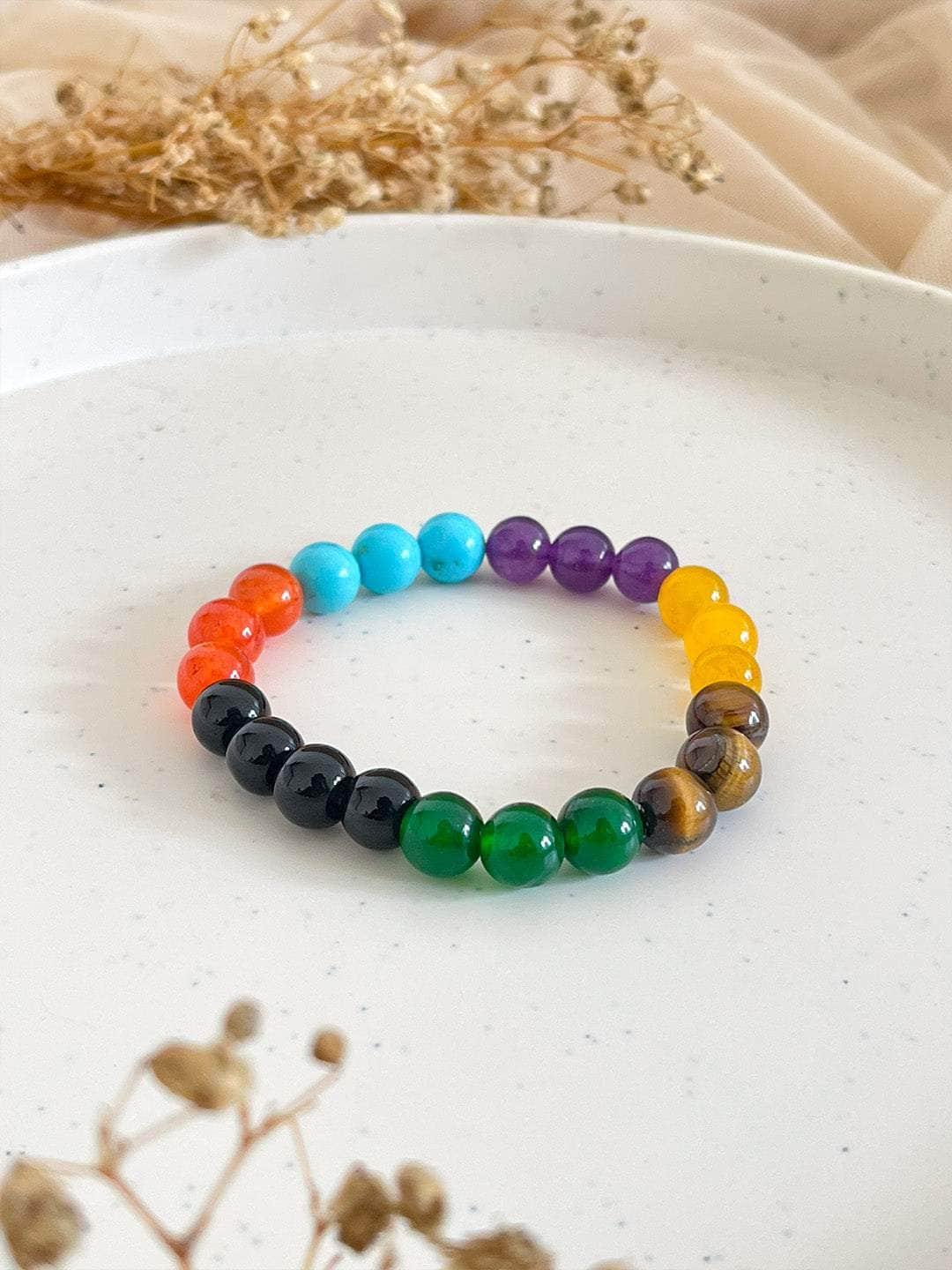 Ishhaara Multicolor 7 Chakra Bracelet