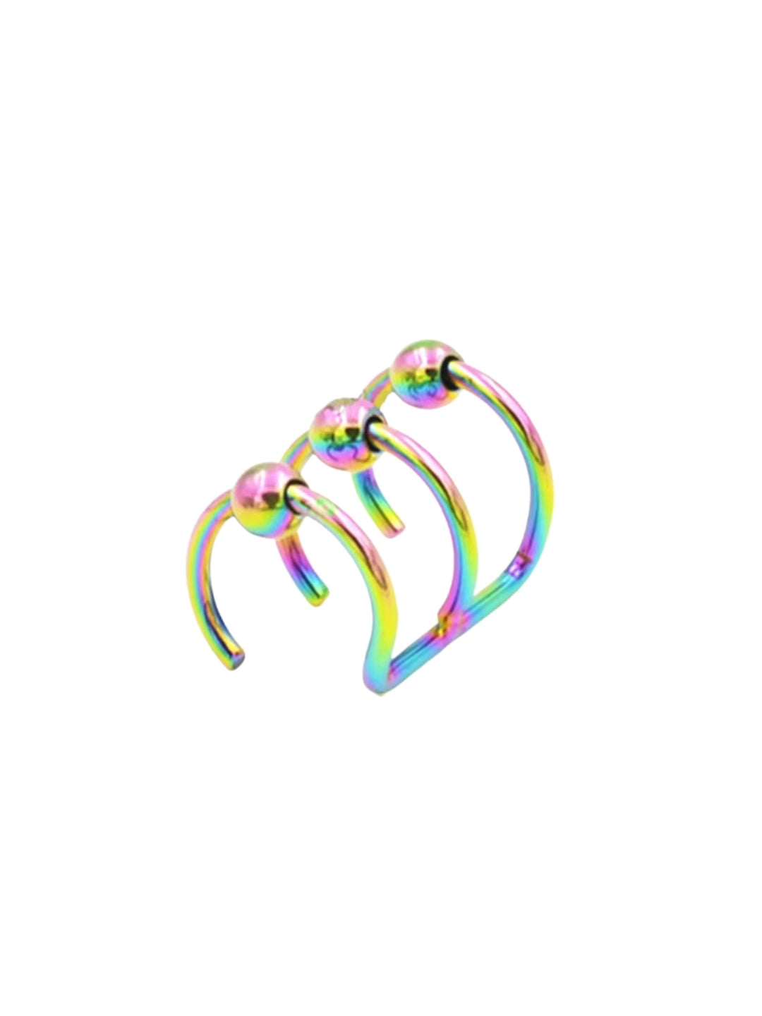 Ishhaara Multicolor Minimalistic Ear Cuff