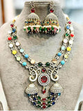 Ishhaara Royal Stone Studded Kundan Necklace Set