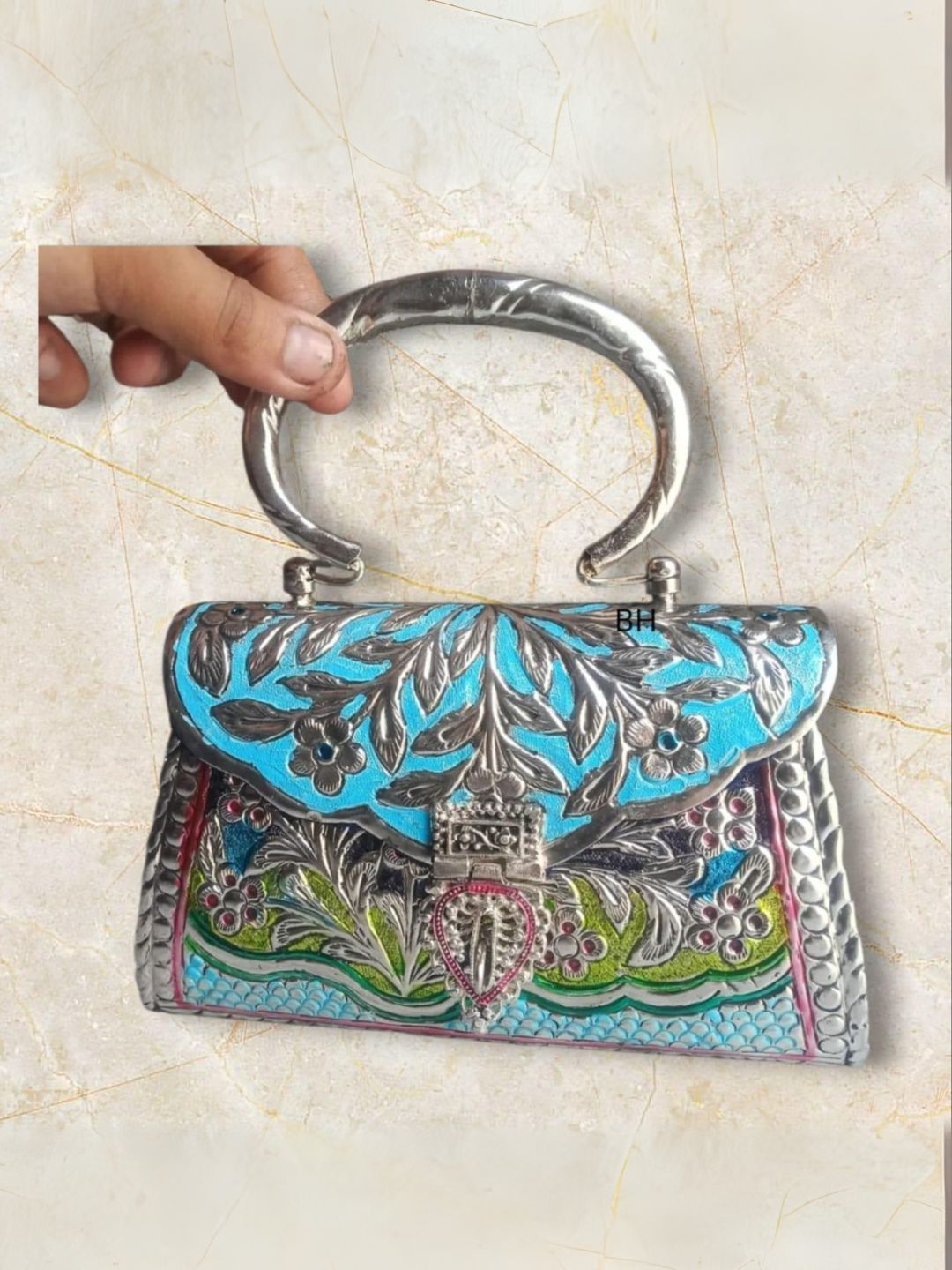 Ishhaara Multicolored German Silver Necklace