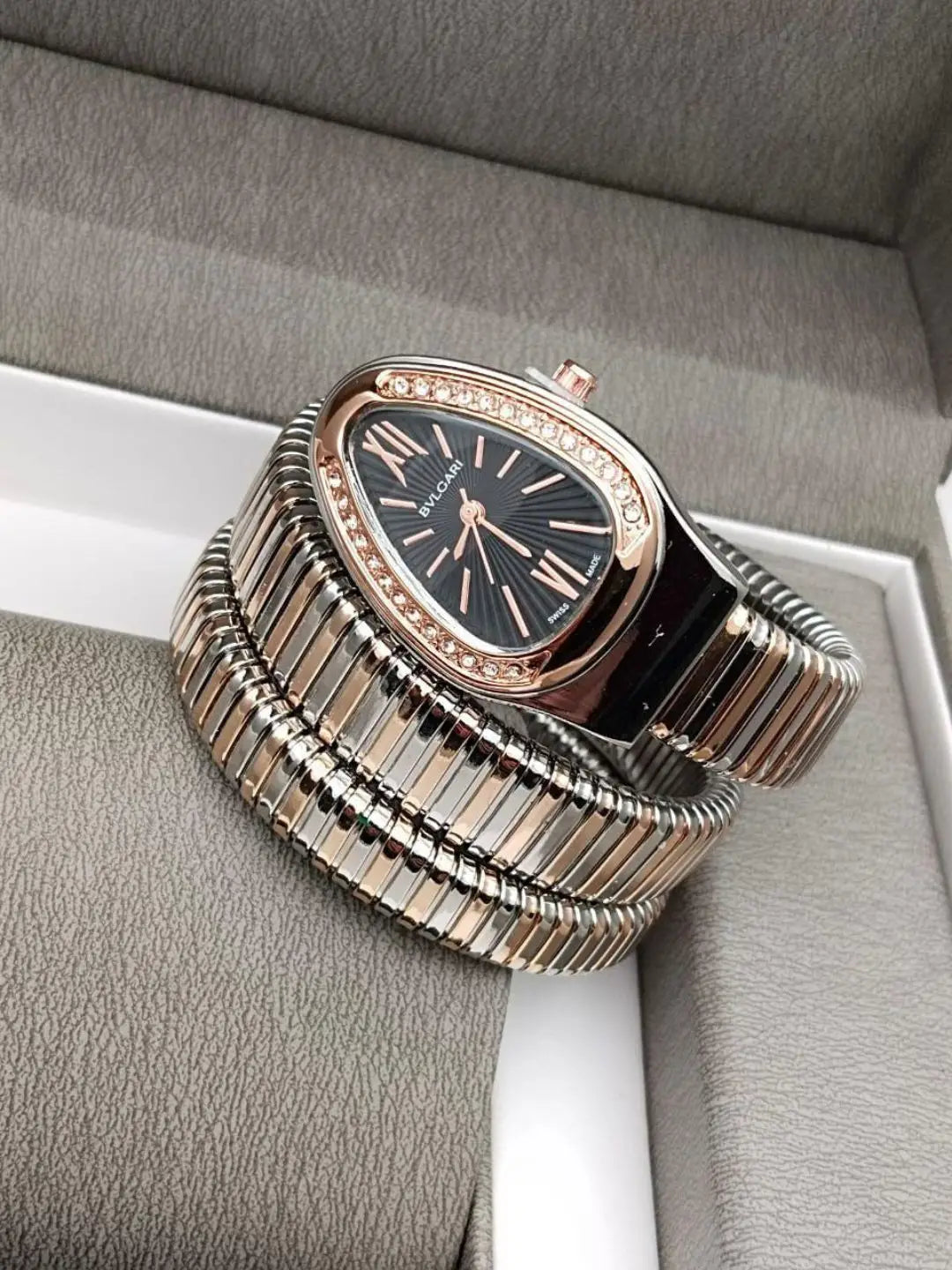 Ishhaara Multicolored Serpenti Tubogas Watch