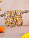 Ishhaara Multicolored Stone Studded Rajwadi Bridal Chooda