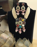 Ishhaara Multi Square Pendant Necklace