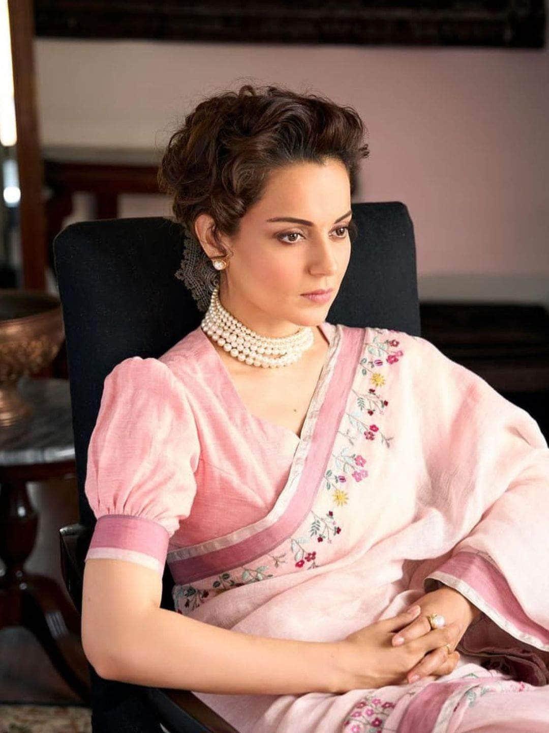 Ishhaara Kangana Ranaut Inspired Multilayered Fresh Water Pearl Necklace
