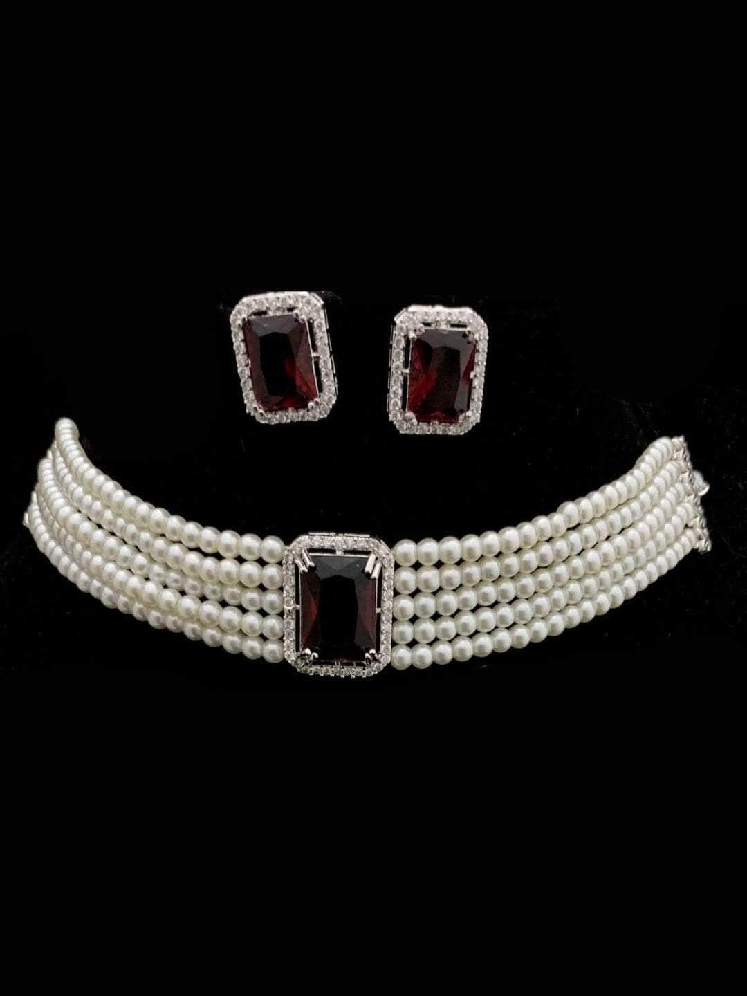 Ishhaara Multistrand Pearl Choker