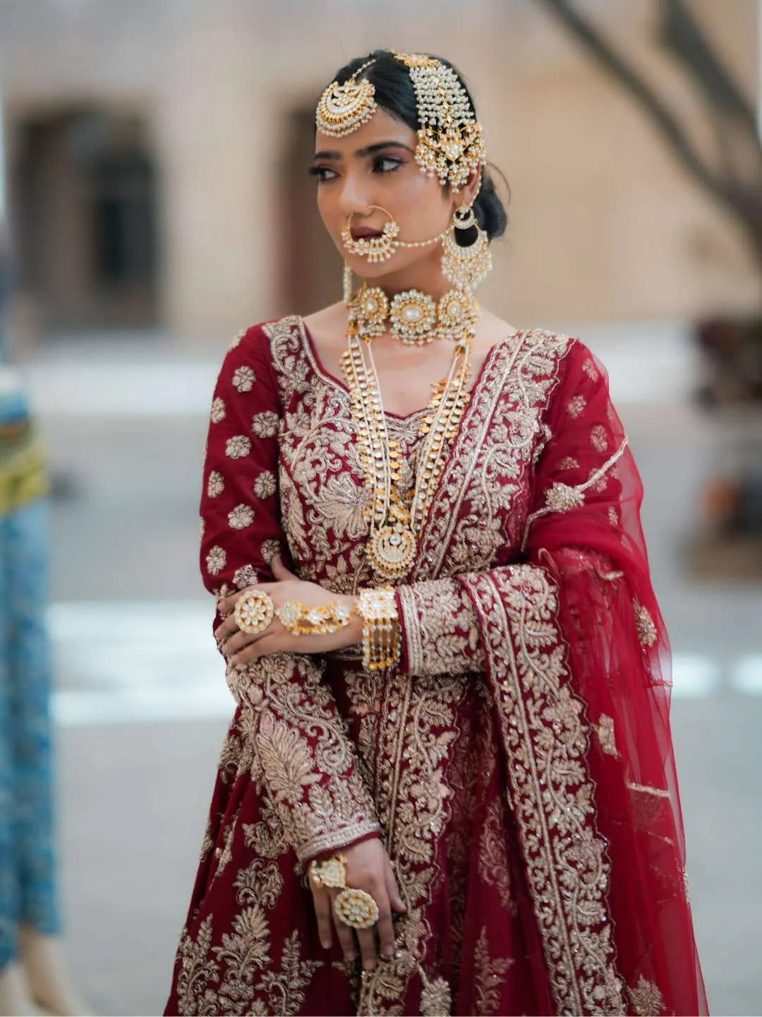 Ishhaara Muskan Sharma In Heerandi Full Bridal Jwellery