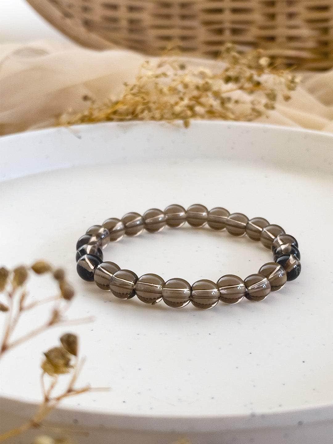 Ishhaara Natural Smoky Quartz Bracelet