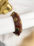 Ishhaara Natural Wood Finish Bangles