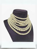 Ishhaara Nimrat Kaur Inspired Multilayered Fresh Water Pearl Necklace