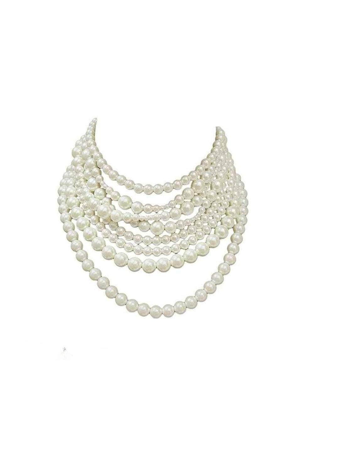 Ishhaara Nimrat Kaur Inspired Multilayered Fresh Water Pearl Necklace