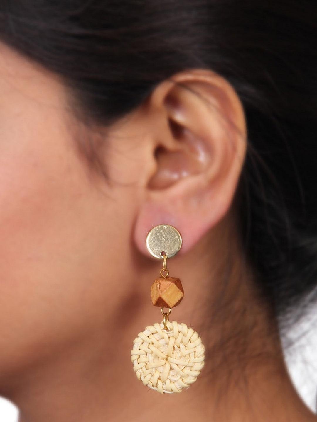 Ishhaara Nisha Aggarwal In Bamboo Earrings
