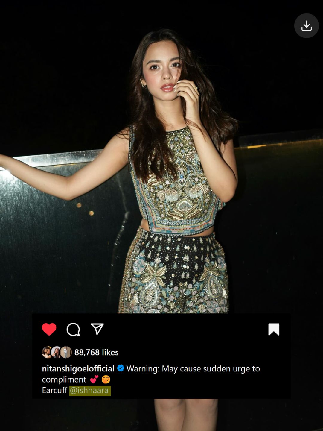 Ishhaara Nitanshi Goel In Criss Cross Cuff