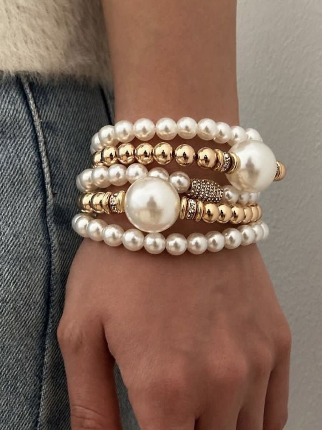 Ishhaara Ophelia Pearl Stack