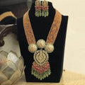 Ishhaara 3 Meena Round Kundan Drop Onex Set