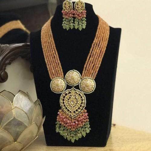Ishhaara 3 Meena Round Kundan Drop Onex Set