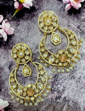 Ishhaara Chandbali Moti Kundan Earring
