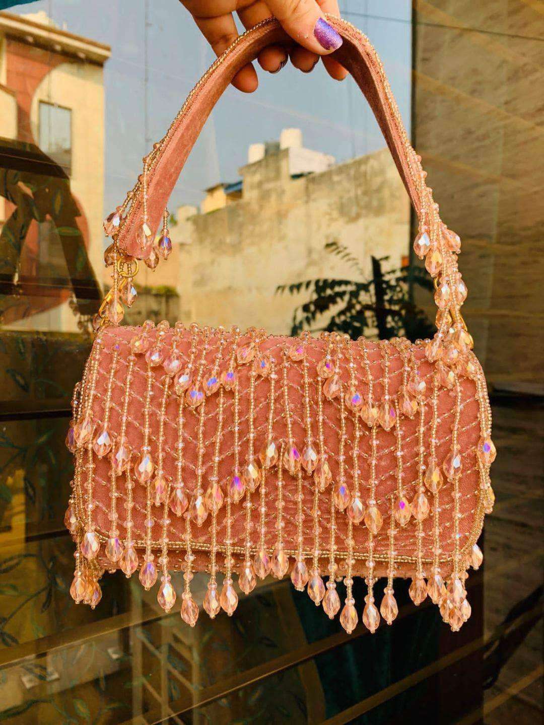 Ishhaara Pearl Designer Clutch