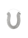 Ishhaara Orry Inspired Showstopper Necklace Silver