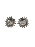 Ishhaara Oxidised Armour Stud Earrings